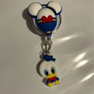 Disney Blue and White Character Badge Holder